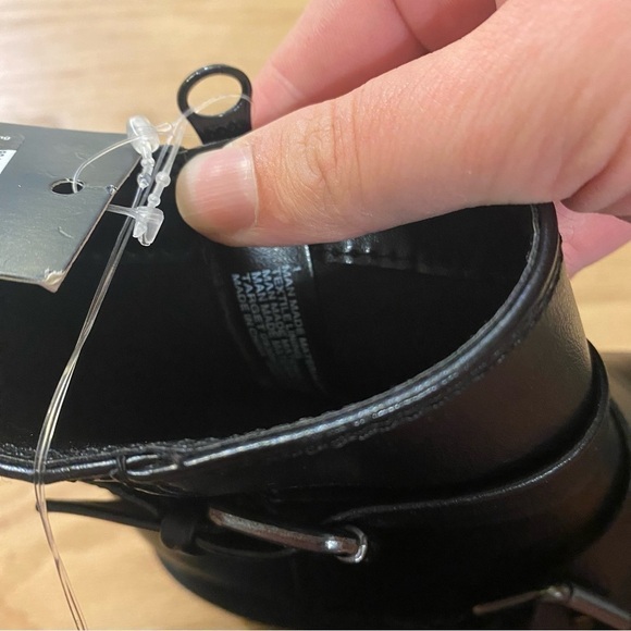 Cat & Jack Double Buckle Moto Boots NEW Sz 1 Kids Black Zip Up Heeled - Picture 3 of 5